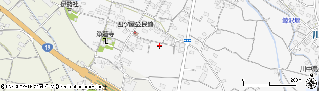 長野県長野市川中島町四ツ屋287周辺の地図