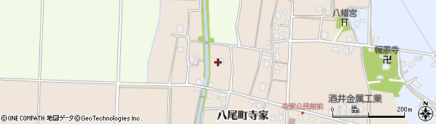富山県富山市八尾町寺家628周辺の地図