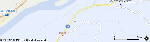 長野県長野市篠ノ井山布施（粒良田）周辺の地図
