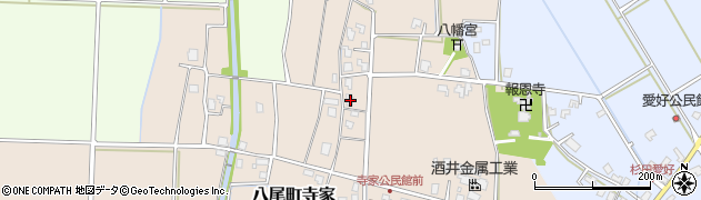 富山県富山市八尾町寺家527周辺の地図