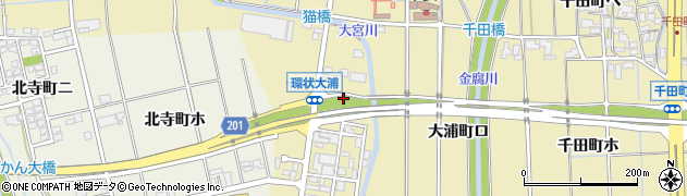 石川県金沢市大浦町（ハ）周辺の地図
