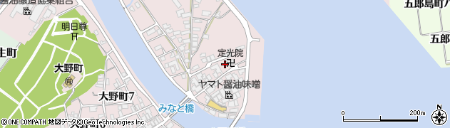 石川県金沢市大野町４丁目ハ44周辺の地図