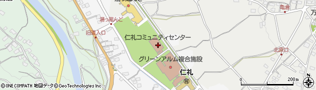 仁礼コミュニティセンター周辺の地図