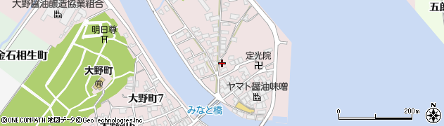 石川県金沢市大野町４丁目ハ25周辺の地図