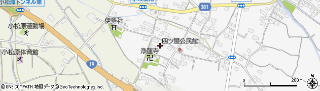 長野県長野市川中島町四ツ屋256周辺の地図