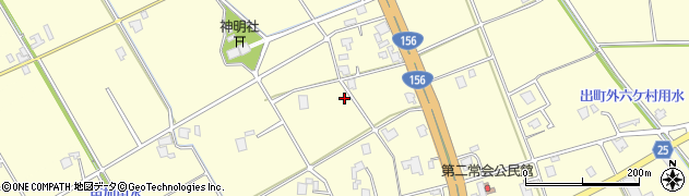 富山県砺波市五郎丸周辺の地図