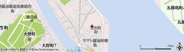 石川県金沢市大野町４丁目ハ周辺の地図
