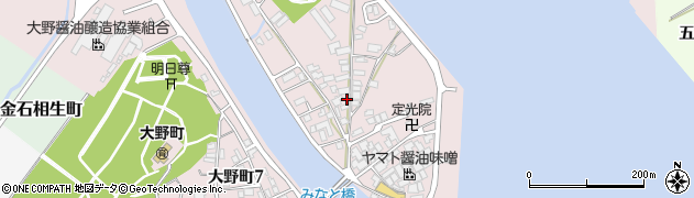 石川県金沢市大野町４丁目リ140周辺の地図