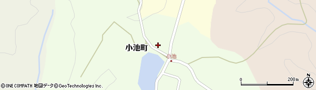 石川県金沢市小池町ワ周辺の地図