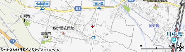 長野県長野市川中島町四ツ屋582周辺の地図