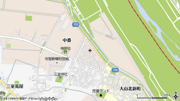 〒930-1316 富山県富山市三室荒屋新栄町の地図