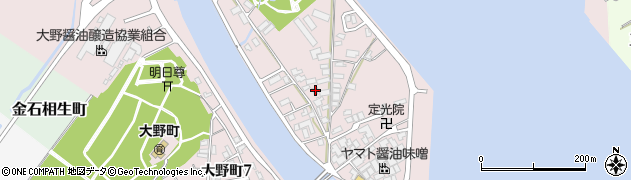 石川県金沢市大野町４丁目リ129周辺の地図