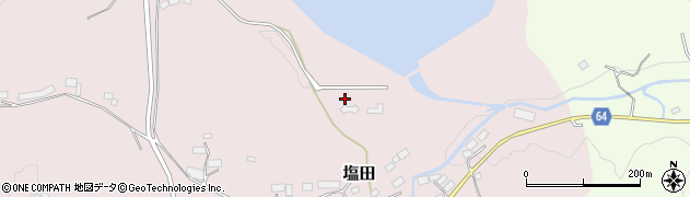 芳賀台地土地改良区周辺の地図