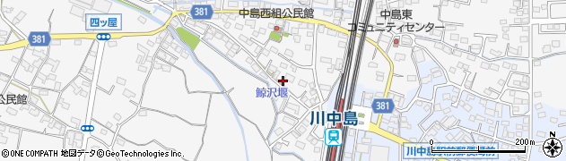 長野県長野市川中島町四ツ屋805周辺の地図