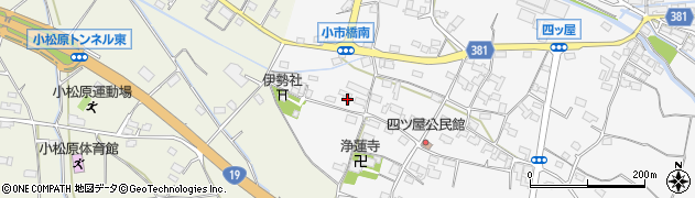 長野県長野市川中島町四ツ屋20周辺の地図