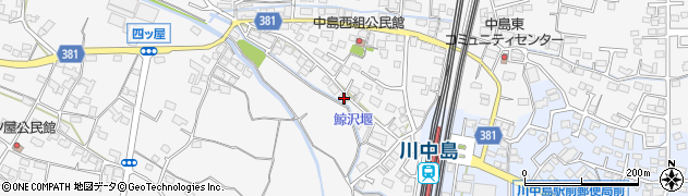 長野県長野市川中島町四ツ屋718周辺の地図