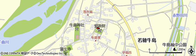 長野県長野市若穂牛島周辺の地図