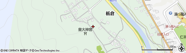 長野県須坂市栃倉周辺の地図