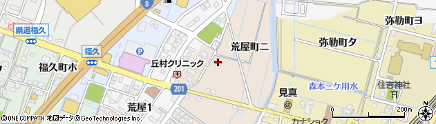 石川県金沢市荒屋町（ニ）周辺の地図