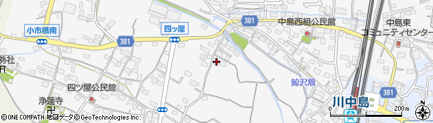 長野県長野市川中島町四ツ屋630周辺の地図