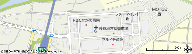 山亀青果卸売センター周辺の地図