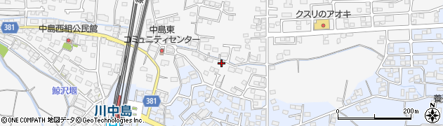 長野県長野市川中島町四ツ屋884周辺の地図