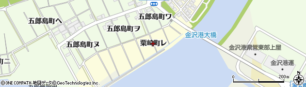 石川県金沢市粟崎町（レ）周辺の地図