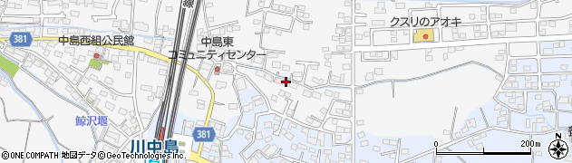 長野県長野市川中島町四ツ屋885周辺の地図
