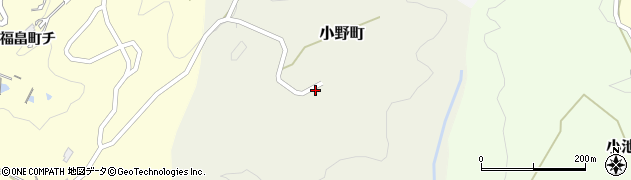 石川県金沢市小野町（ロ）周辺の地図