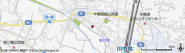 長野県長野市川中島町四ツ屋722周辺の地図