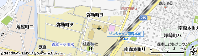 石川県金沢市弥勒町ヨ周辺の地図