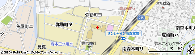 石川県金沢市弥勒町（ヨ）周辺の地図