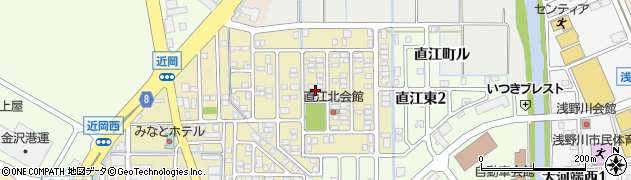 石川県金沢市直江北周辺の地図
