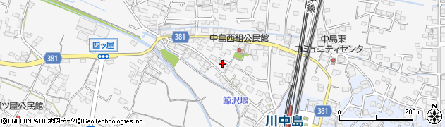 長野県長野市川中島町四ツ屋790周辺の地図