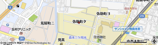 石川県金沢市弥勒町タ周辺の地図