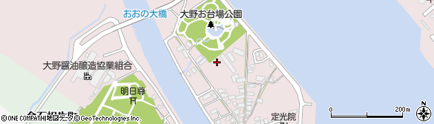 石川県金沢市大野町４丁目リ周辺の地図