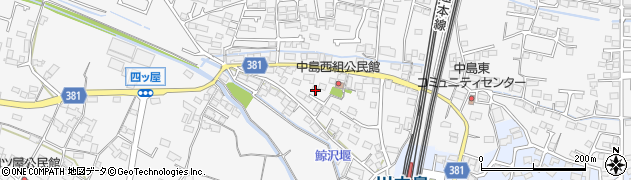長野県長野市川中島町四ツ屋787周辺の地図