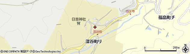 石川県金沢市深谷町（ヲ）周辺の地図