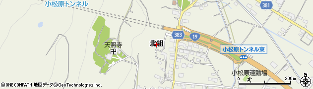長野県長野市篠ノ井小松原（北組）周辺の地図