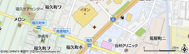 ココス金沢福久店周辺の地図