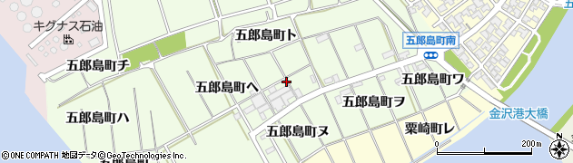 石川県金沢市五郎島町ヘ96周辺の地図
