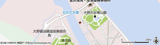 株式会社得能組金沢作業所周辺の地図