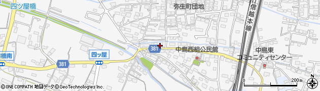 長野県長野市川中島町四ツ屋742周辺の地図