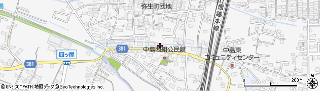 長野県長野市川中島町四ツ屋752周辺の地図