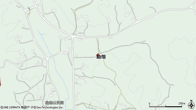〒321-0523 栃木県那須烏山市曲畑の地図