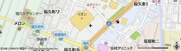 石川県金沢市福久町（ニ）周辺の地図