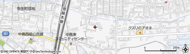 長野県長野市川中島町四ツ屋1078周辺の地図