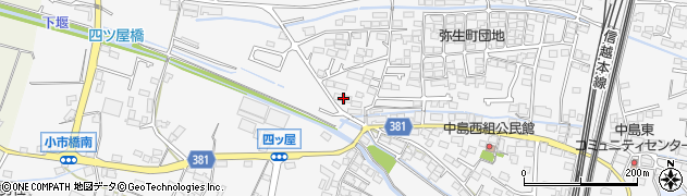 長野県長野市川中島町四ツ屋1204周辺の地図