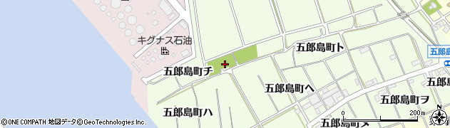 石川県金沢市五郎島町（チ）周辺の地図