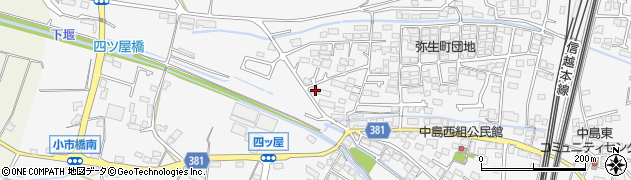 長野県長野市川中島町四ツ屋1207周辺の地図
